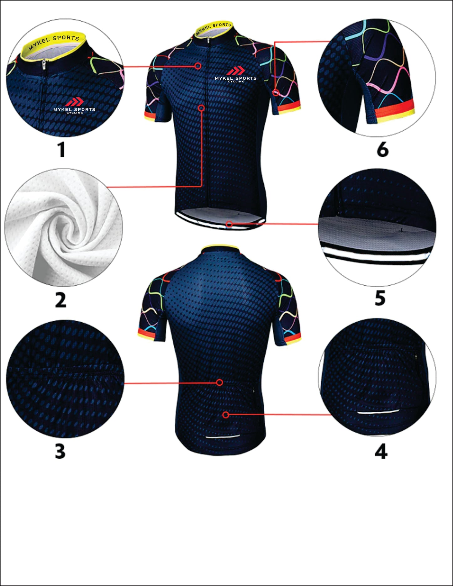 MYKEL SPORTS Cycling Jersey